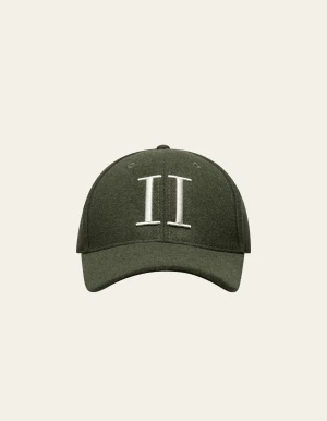 Les Deux lippis, ENCORE WOOL BASEBALL CAP Vihreä