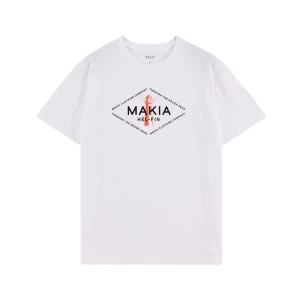 Makia unisex t-paita, SEASIDE T-SHIRT Valkoinen