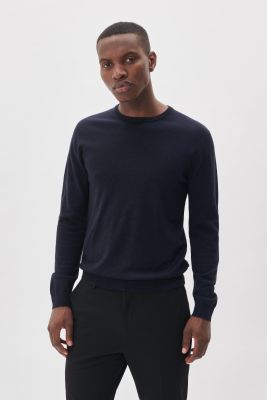 MATINIQUE Miesten Neulepusero, MARGRATE MERINO NOS Dark Navy