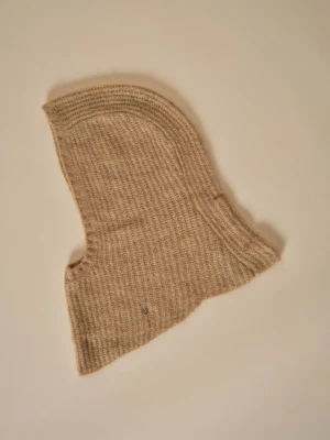 Mos Mosh Naisten Balaclava, AD-THORA BALACLAVA KNIT HAT Vaalea Beige