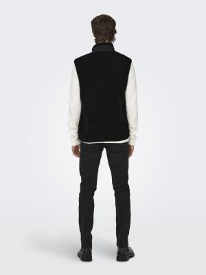 Only and Sons liivi, DALLAS SHERPA VEST Musta