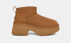 UGG Naisten Kengät, W CLASSIC ULTRA MINI NEW HEIGHTS Kaakaonruskea