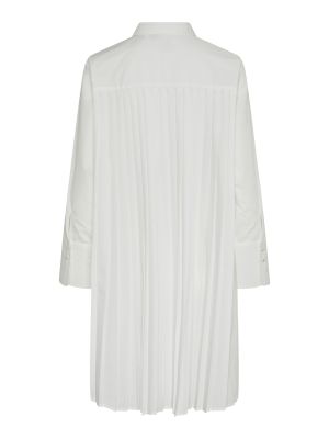 Y.A.S naisten mekko, YASROYA LS SHIRT DRESS Valkoinen