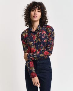 gant-naisten-pusero-rel-rose-print-cot-silk-shirt-sininen-kuosi-1