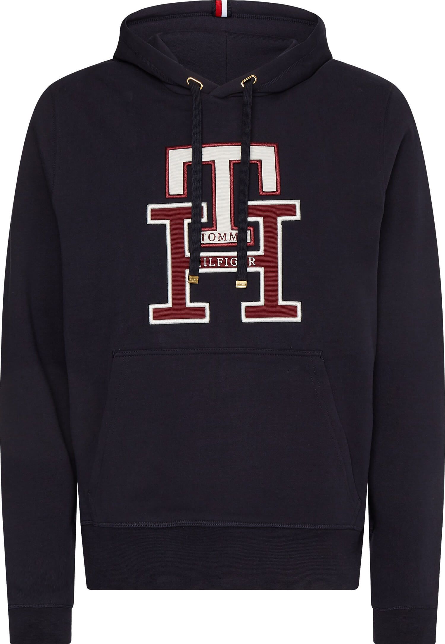 Tommy Hilfiger Miesten Huppari Lux Monogram Hoody Tummansininen - Kekäle