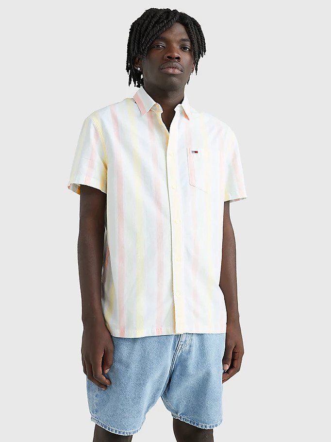 Tommy jeans deals bold stripe shirt